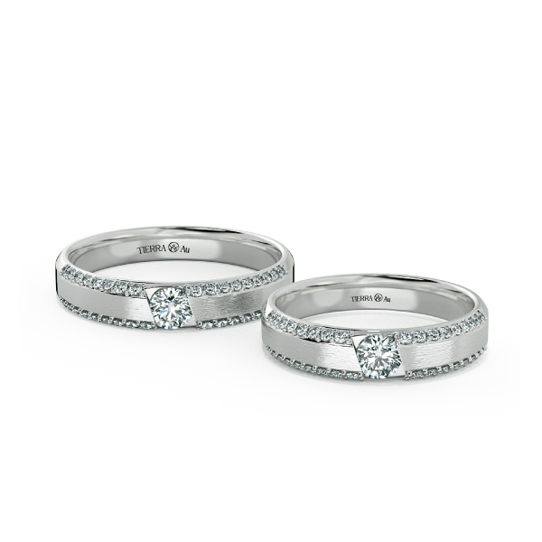 Diamond Wedding Band Set NCC3011 1